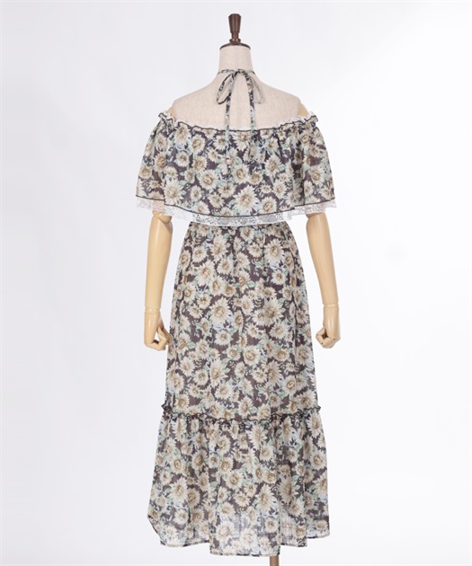 女性に人気! axes | 衣料 | ひまわり柄サマードレス femme shop online 服、靴