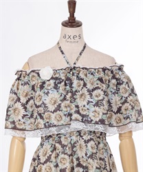 ひまわり柄サマードレス【期間限定価格】 | outlet | axes femme