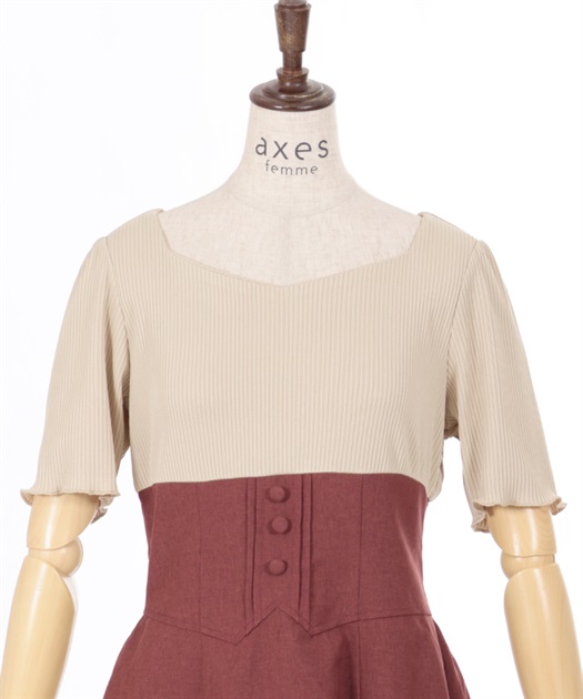 ハイウエストドッキングワンピース | レディース服・レディース ハイウエストドッキングワンピース | レディース服・レディース