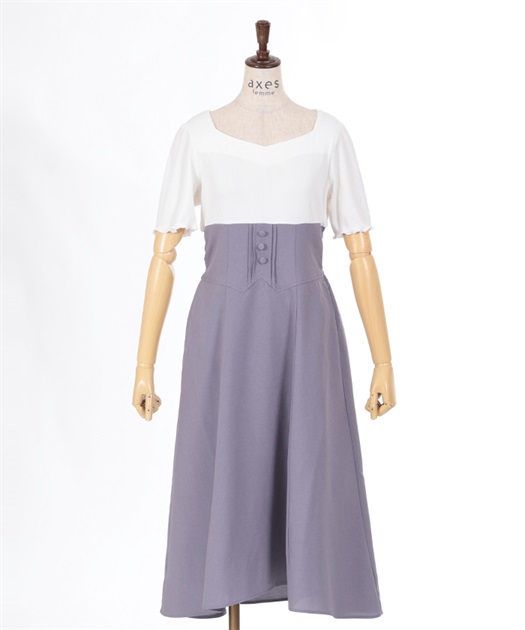 ハイウエストドッキングワンピース | レディース服・レディース ハイウエストドッキングワンピース | レディース服・レディース
