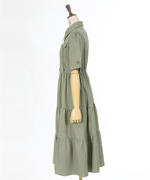 ポケット付ティアードワンピース | レディース服・レディース ポケット付ティアードワンピース | レディース服・レディース