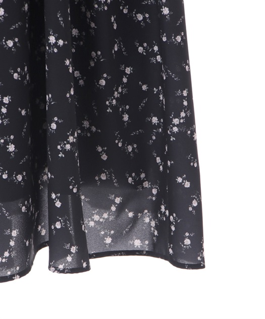 スタンド襟小花柄ワンピース | outlet | axes femme online shop