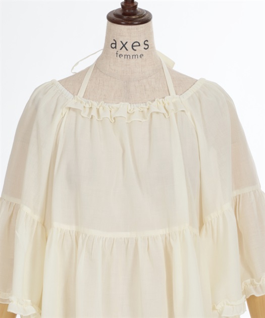 コットン風ポンチョチュニック【期間限定価格】 | outlet | axes コットン風ポンチョチュニック【期間限定価格】 | outlet | axes