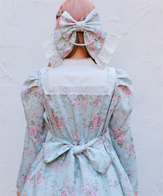 クラシカルローズ柄ワンピース【受注生産】 | Chalmiere | axes femme