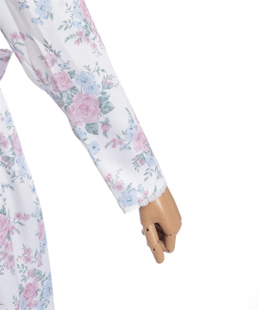 クラシカルローズ柄ワンピース【受注生産】 | Chalmiere | axes femme