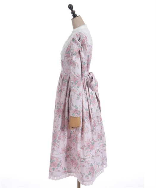 クラシカルローズ柄ワンピース【受注生産】 | Chalmiere | axes femme
