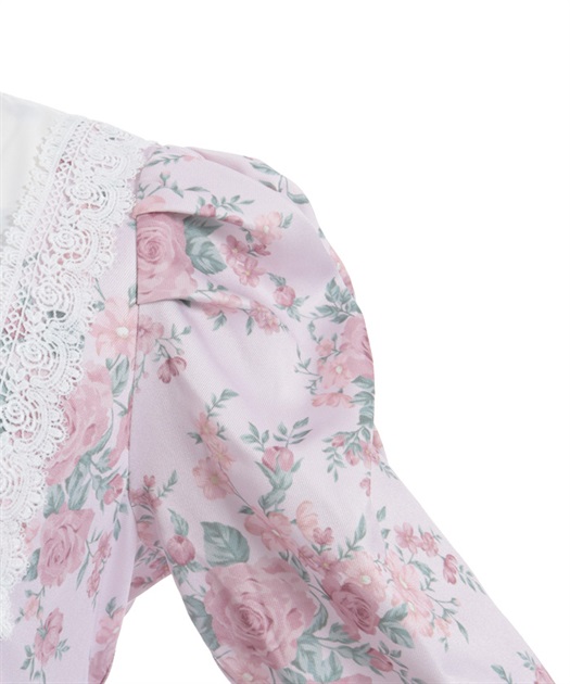 クラシカルローズ柄ワンピース【受注生産】 | axes femme online shop