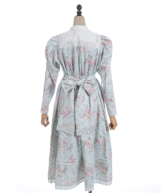 クラシカルローズ柄ワンピース【受注生産】 | Chalmiere | axes femme