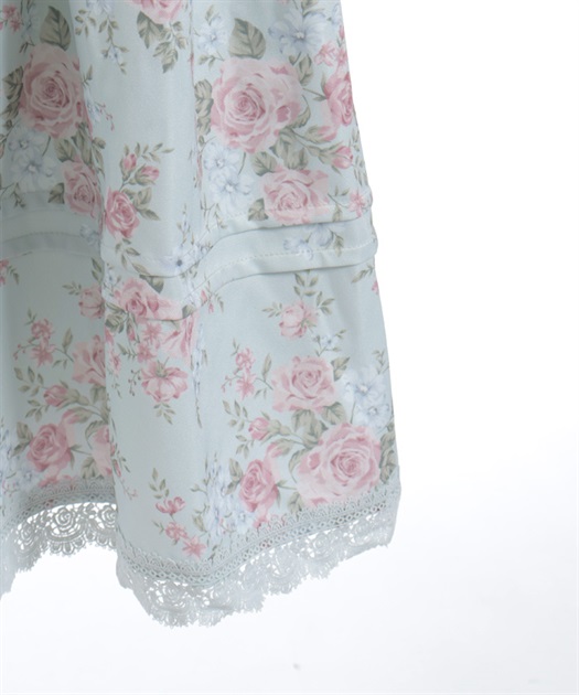 クラシカルローズ柄ワンピース【受注生産】 | Chalmiere | axes femme