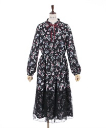 ベリー柄ロングワンピース | outlet | axes femme online shop