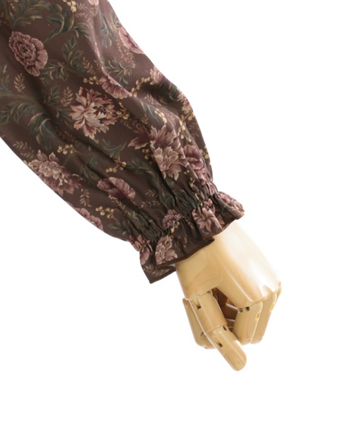 レース襟付き花柄ワンピース | outlet | axes femme online shop レース襟付き花柄ワンピース | outlet | axes femme online shop