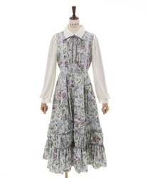 クラシカルフラワーワンピース | outlet | axes femme online shop クラシカルフラワーワンピース | outlet | axes femme online shop