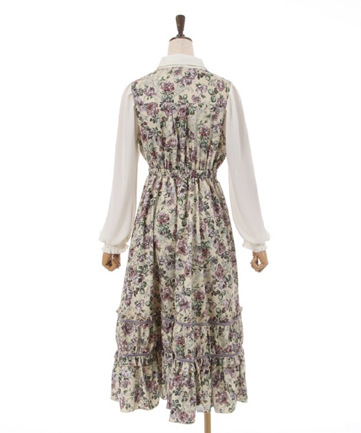 クラシカルフラワーワンピース | outlet | axes femme online shop クラシカルフラワーワンピース | outlet | axes femme online shop
