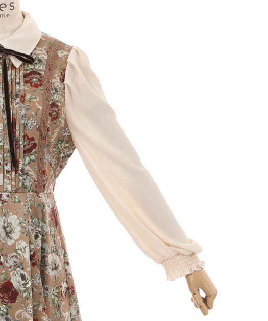 クラシカルフラワーワンピース | outlet | axes femme online shop クラシカルフラワーワンピース | outlet | axes femme online shop