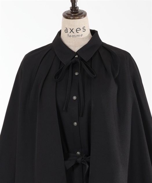ロングケープセットミニワンピース | outlet | axes femme ロングケープセットミニワンピース | outlet | axes femme