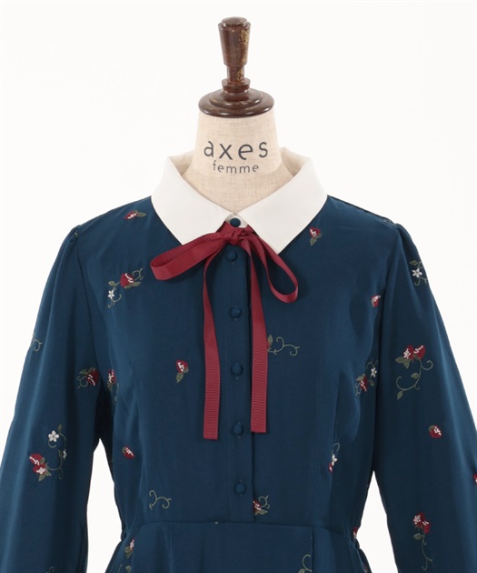 苺総刺繍ワンピース | outlet | axes femme online shop 苺総刺繍ワンピース | outlet | axes femme online shop