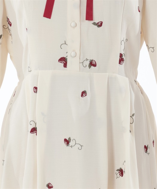 苺総刺繍ワンピース | outlet | axes femme online shop 苺総刺繍ワンピース | outlet | axes femme online shop