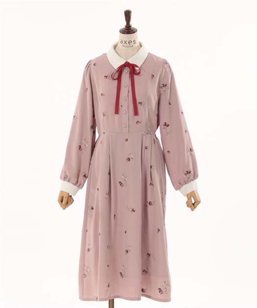 苺総刺繍ワンピース | outlet | axes femme online shop 苺総刺繍ワンピース | outlet | axes femme online shop