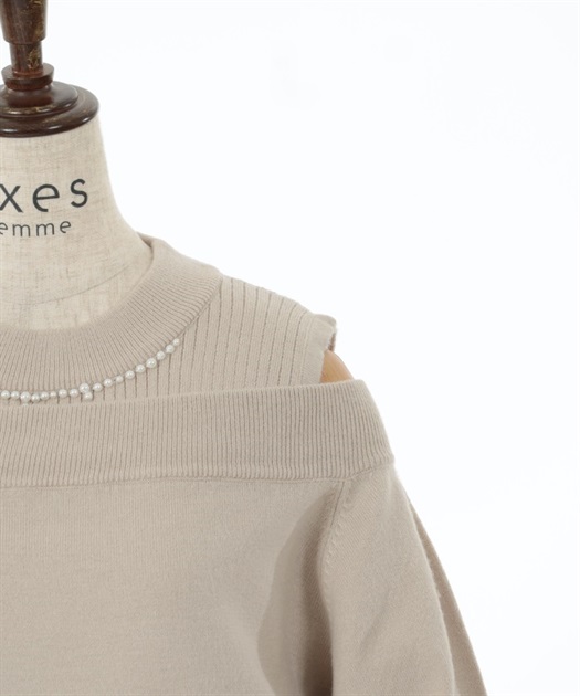 オフショルニット×ワンピースセット | outlet | axes femme オフショルニット×ワンピースセット | outlet | axes femme