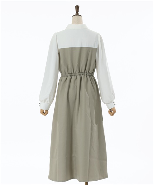 ベルト風ドッキングワンピース | outlet | axes femme online shop