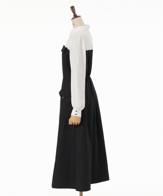 ベルト風ドッキングワンピース | レディース服・レディース ベルト風ドッキングワンピース | レディース服・レディース