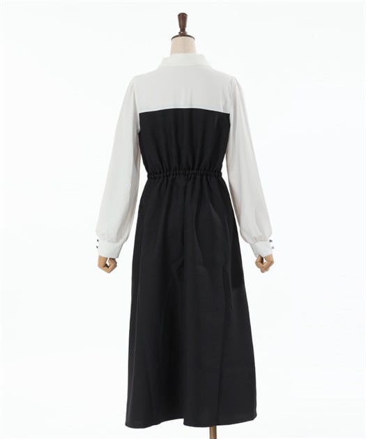 ベルト風ドッキングワンピース | レディース服・レディース ベルト風ドッキングワンピース | レディース服・レディース