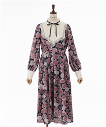 ラヴィアンローズ柄ワンピース | outlet | axes femme online shop ラヴィアンローズ柄ワンピース | outlet | axes femme online shop