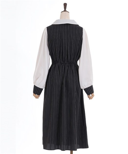 刺繍スキッパーマキシワンピース | purple label | axes femme