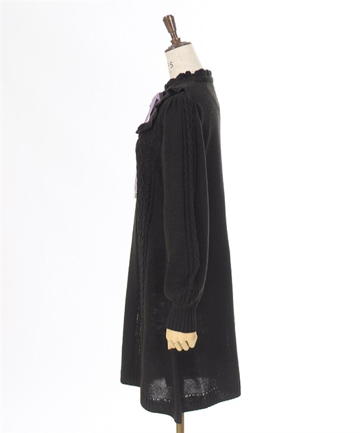 ヨーク切替リボンニットワンピ | axes femme | axes femme ヨーク切替リボンニットワンピ | axes femme | axes femme