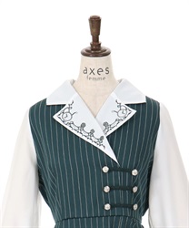 薔薇×時計刺繍ドッキングワンピース | axes femme | axes femme 薔薇×時計刺繍ドッキングワンピース | axes femme | axes femme