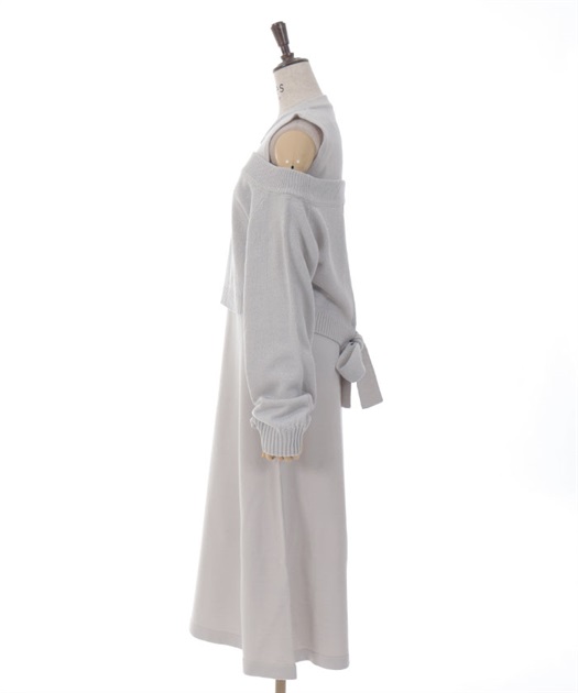 ラメカーデ×ニットワンピースセット | axes femme | axes femme