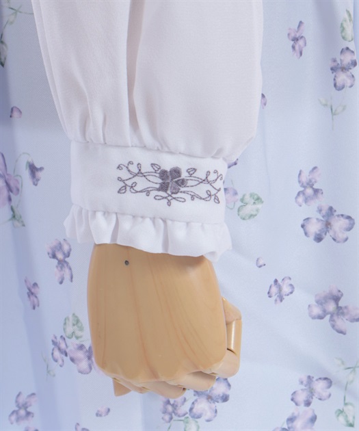 すみれ柄セーラー襟ワンピース【予約】 | レディース服 すみれ柄セーラー襟ワンピース【予約】 | レディース服