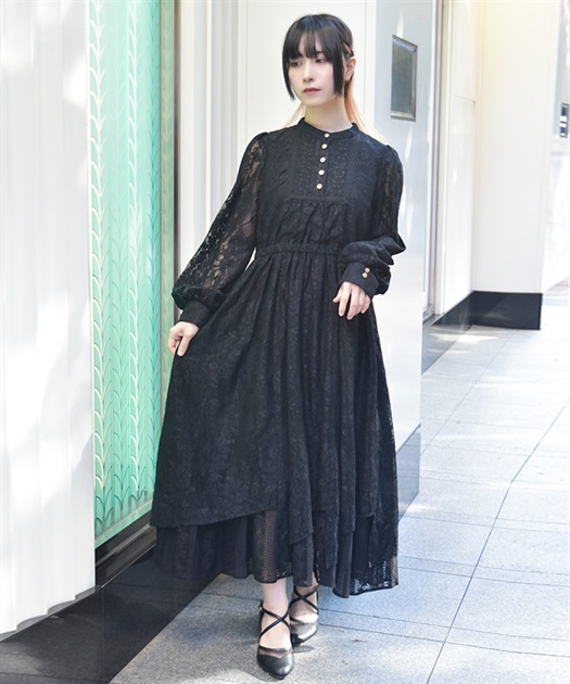 イレヘム総レースワンピース | axes femme online shop