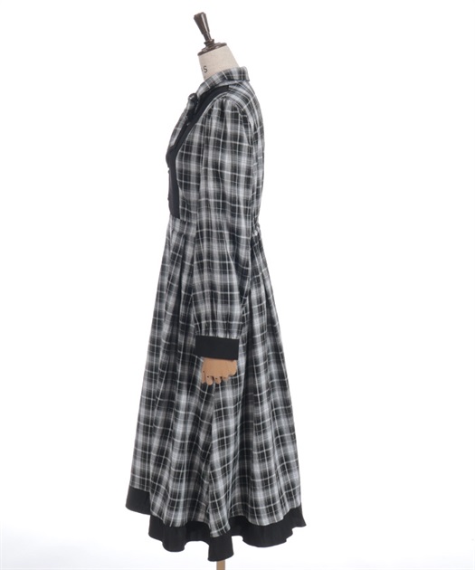 チェック切替シャツワンピース | axes femme online shop