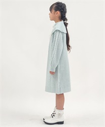 W編み上げニットワンピース | レディース服・レディース