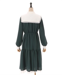 刺繍襟付きシスターワンピース | outlet | axes femme online shop