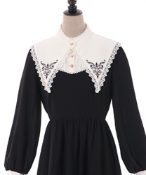 刺繍襟付きシスターワンピース | outlet | axes femme online shop