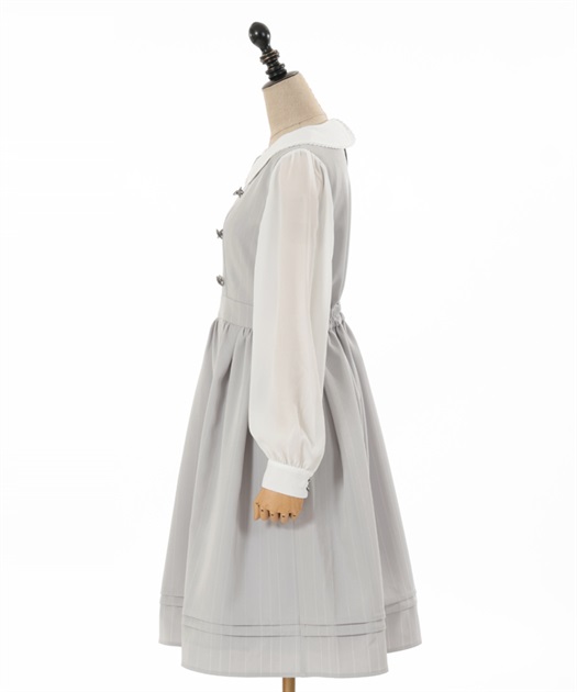 ストライプダブルボタンワンピース | outlet | axes femme ストライプダブルボタンワンピース | outlet | axes femme