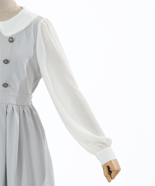 ストライプダブルボタンワンピース | outlet | axes femme ストライプダブルボタンワンピース | outlet | axes femme