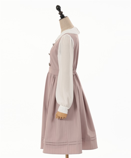 ストライプダブルボタンワンピース | outlet | axes femme ストライプダブルボタンワンピース | outlet | axes femme