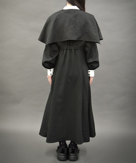 ケープ付ロングシスターワンピース | 衣料 | axes femme online shop ケープ付ロングシスターワンピース | 衣料 | axes femme online shop
