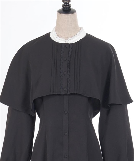 ケープ付ロングシスターワンピース | outlet | axes femme ケープ付ロングシスターワンピース | outlet | axes femme