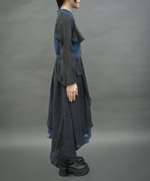 ダークロマンスバイカラーワンピース | レディース服 ダークロマンスバイカラーワンピース | レディース服