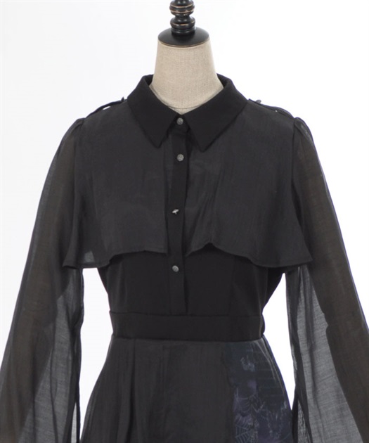 ダークロマンスバイカラーワンピース | レディース服 ダークロマンスバイカラーワンピース | レディース服