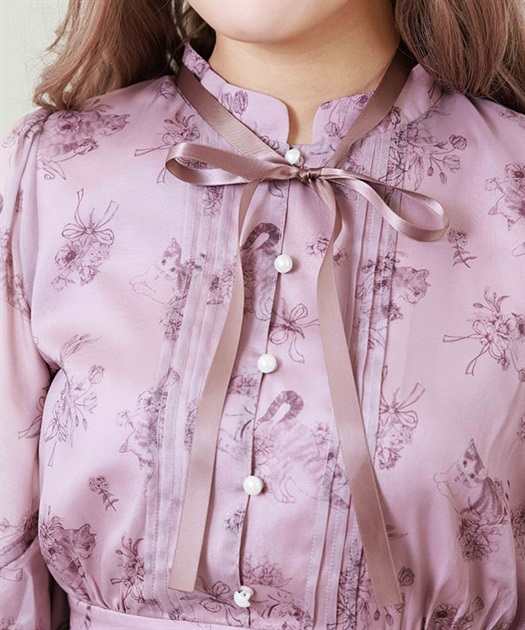 フラワーキャットロングワンピース | レディース服・レディース フラワーキャットロングワンピース | レディース服・レディース