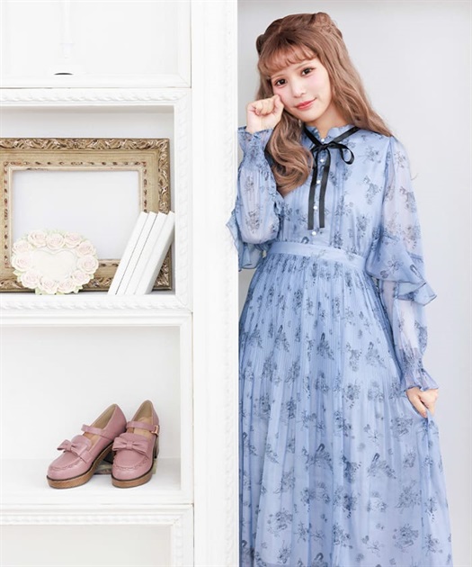 フラワーキャットロングワンピース | レディース服・レディース フラワーキャットロングワンピース | レディース服・レディース