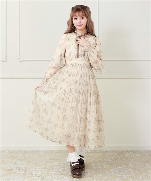 フラワーキャットロングワンピース | POETIQUE | axes femme フラワーキャットロングワンピース | POETIQUE | axes femme