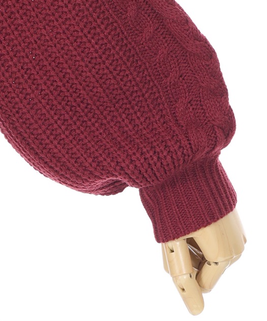 W編み上げニットチュニック | outlet | axes femme online shop W編み上げニットチュニック | outlet | axes femme online shop
