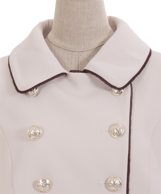 ダブルボタンケープジャケット | outlet | axes femme online shop