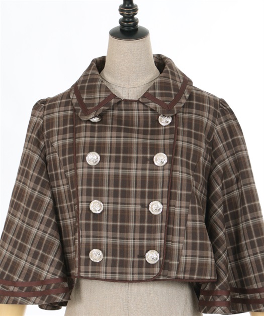 ダブルボタンケープジャケット | outlet | axes femme online shop